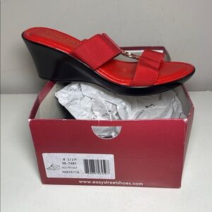 Tuscany New Red Patent Women Sandals